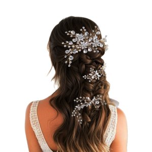 Flower Rhinestone Hair C