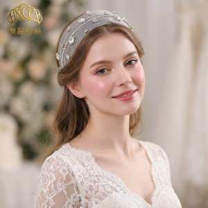 Bridal Headband with Twi