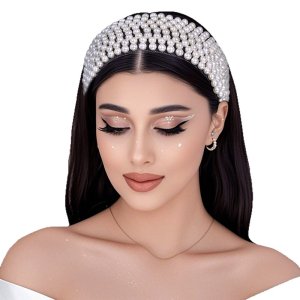 Wide Bridal Headband for