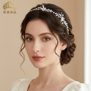 Shiny Rhinestone Pearl H
