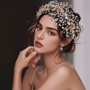 Luxury Rhinestone Bridal