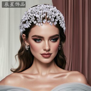 Rhinestone Floral Bridal
